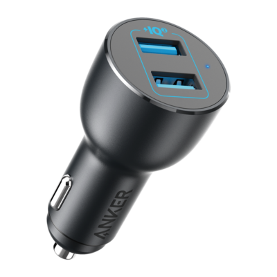 Anker Mechero coche de metal color negro ANK-CCHARGER-POWERDRIVE3-B