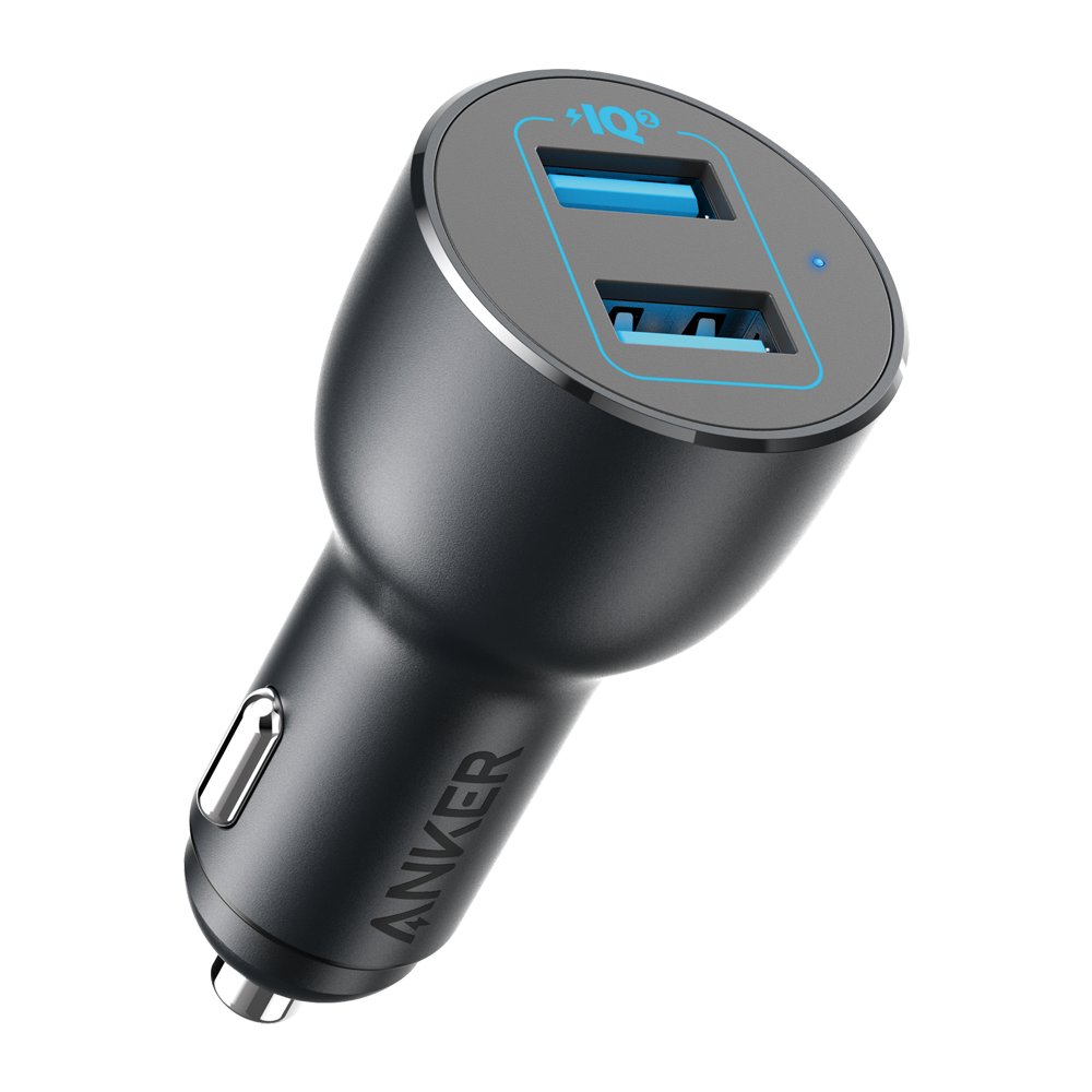 Anker Mechero coche de metal color negro ANK-CCHARGER-POWERDRIVE3-B