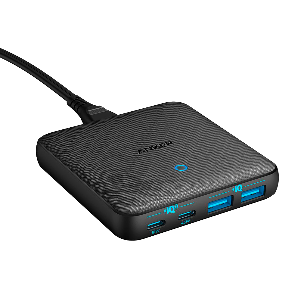 Anker Cargador de escritorio color negro ANK-DCHARGER-65W2A2C-B