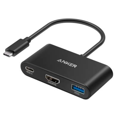 Anker Hub USB C 3 en 1 de Anker ANK-POWEREXPAND-3-IN-1-G