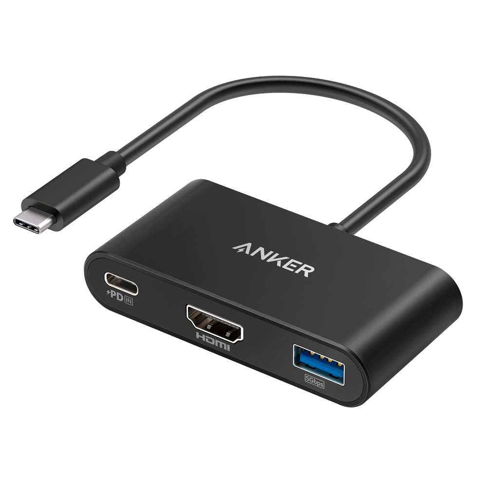 Anker Hub USB C 3 en 1 de Anker ANK-POWEREXPAND-3-IN-1-G