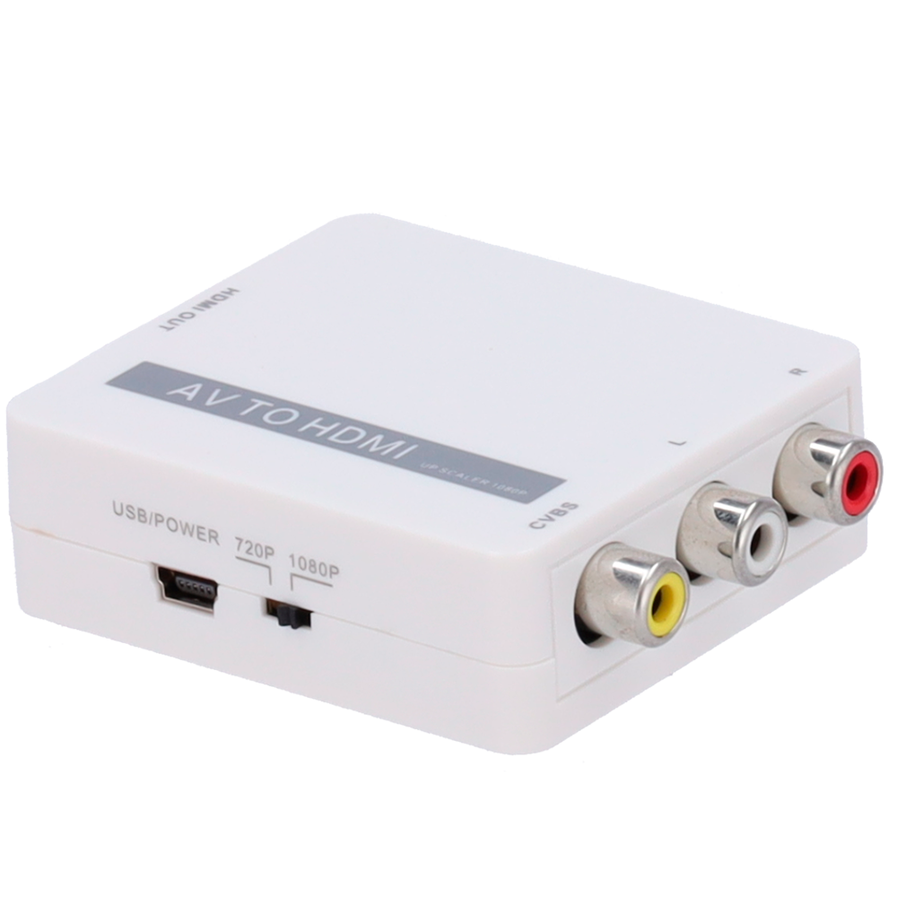 CCTV & Alarmas Convertidor AV a HDMI 1 entrada AV AV-HDMI-CONVERTER