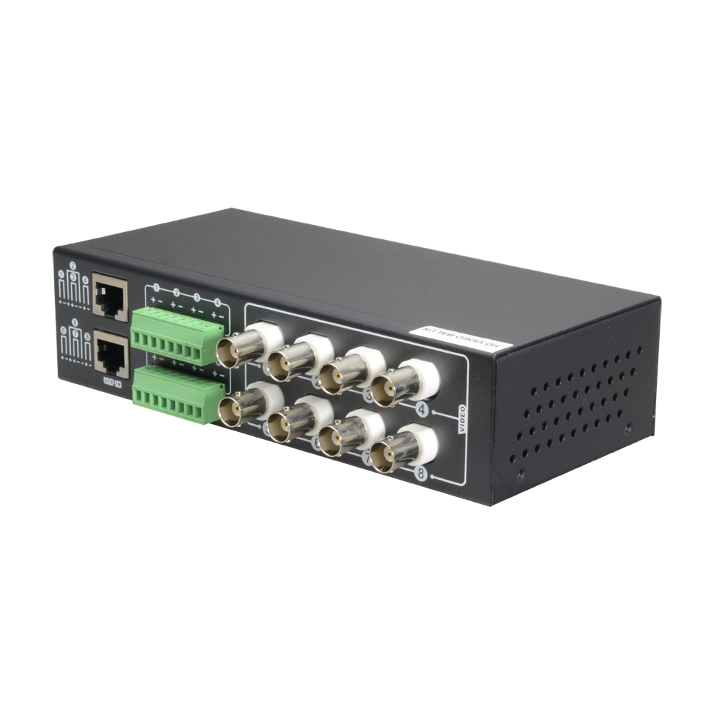 CCTV & Alarmas Video Balun 4N1 (HDTVI, HDCVI, AHD y CVBS) 5 MP BA608P-HD