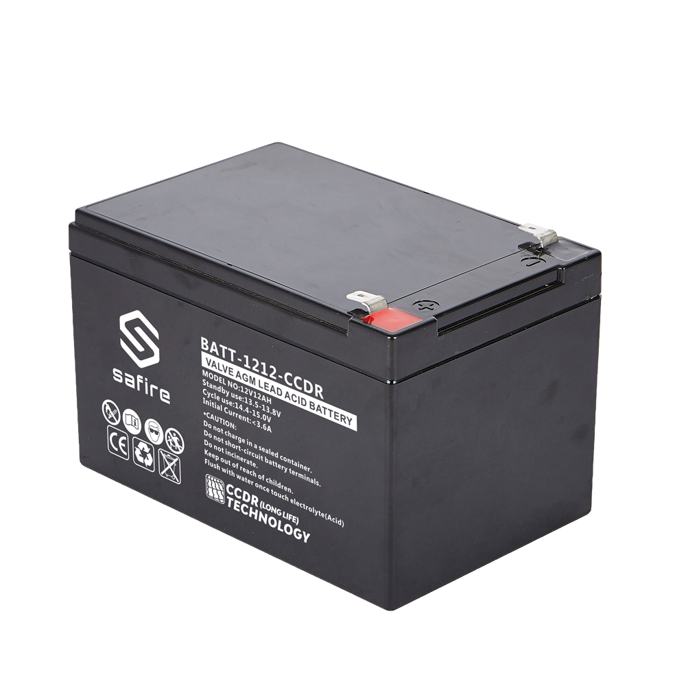 Safire Batería recargable Tecnología plomo ácido AGM BATT-1212-CCDR