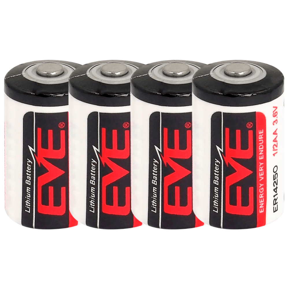CCTV & Alarmas Pila 1/2 AA / ER14250 Litio. Voltaje 3.6 V BATT-ER14250-EVE