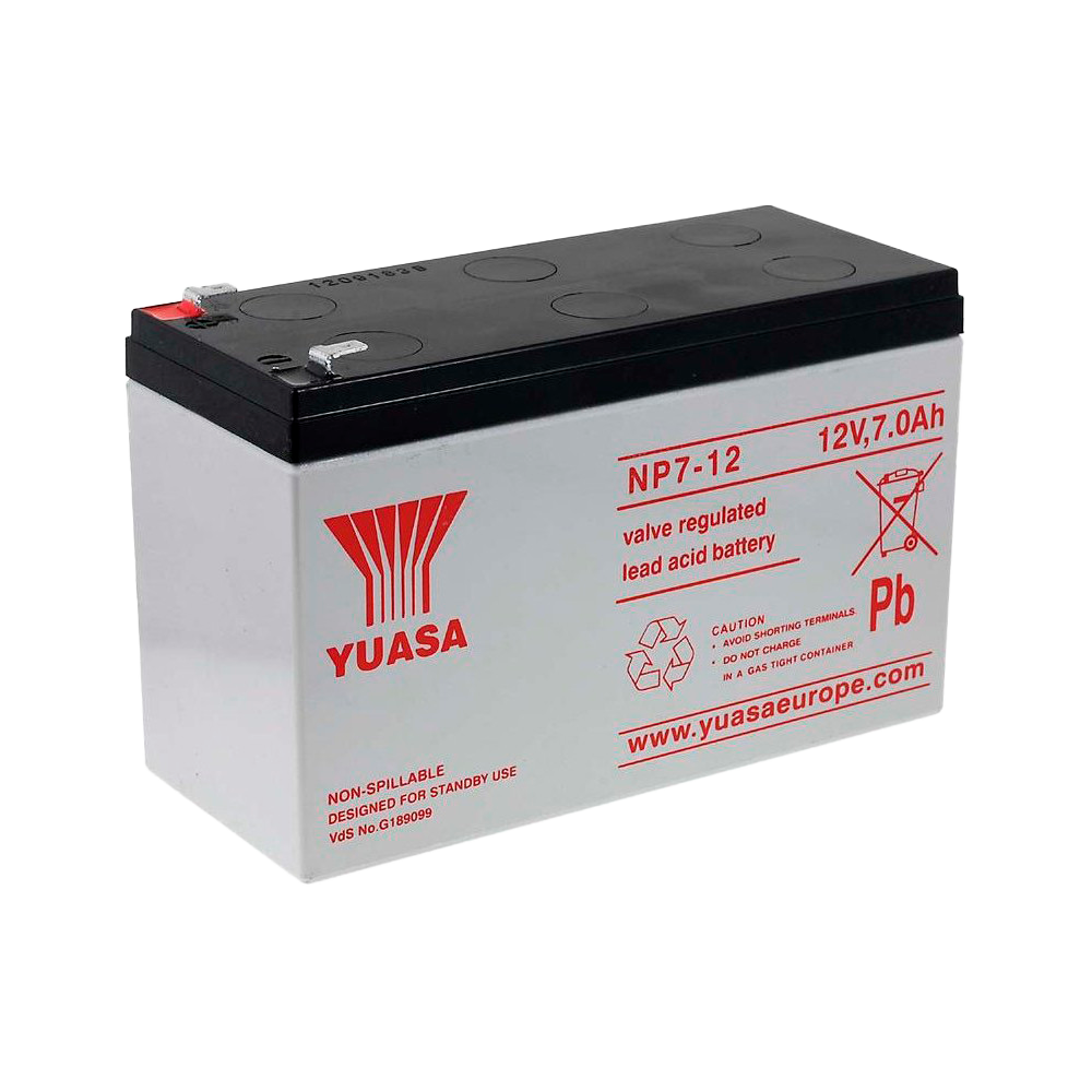 CCTV & Alarmas Yuasa NP7 Batería recargable BATT-NP7-12