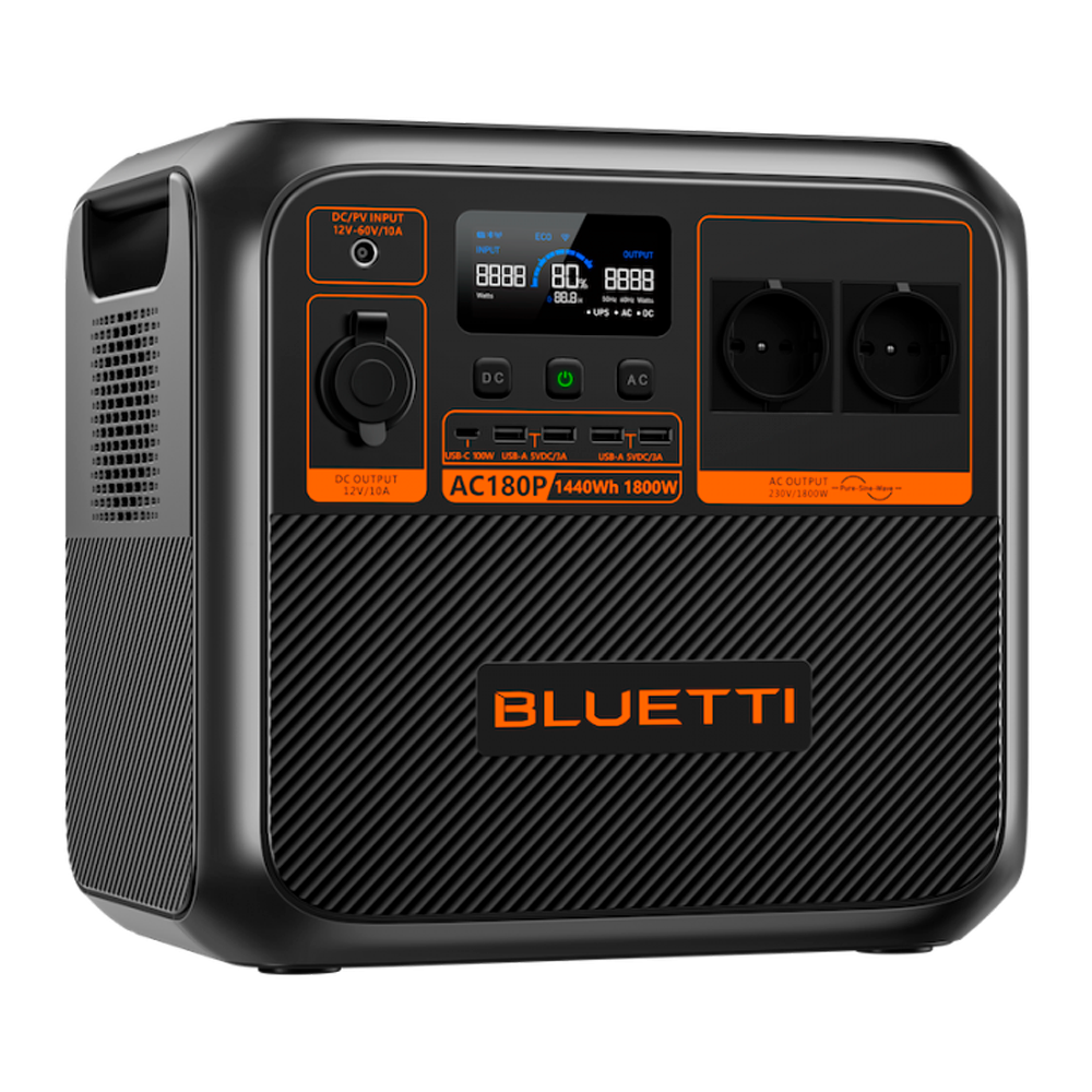 Bluetti Batería portátil Gran capacidad 1440Wh (36Ah) BL-AC180P