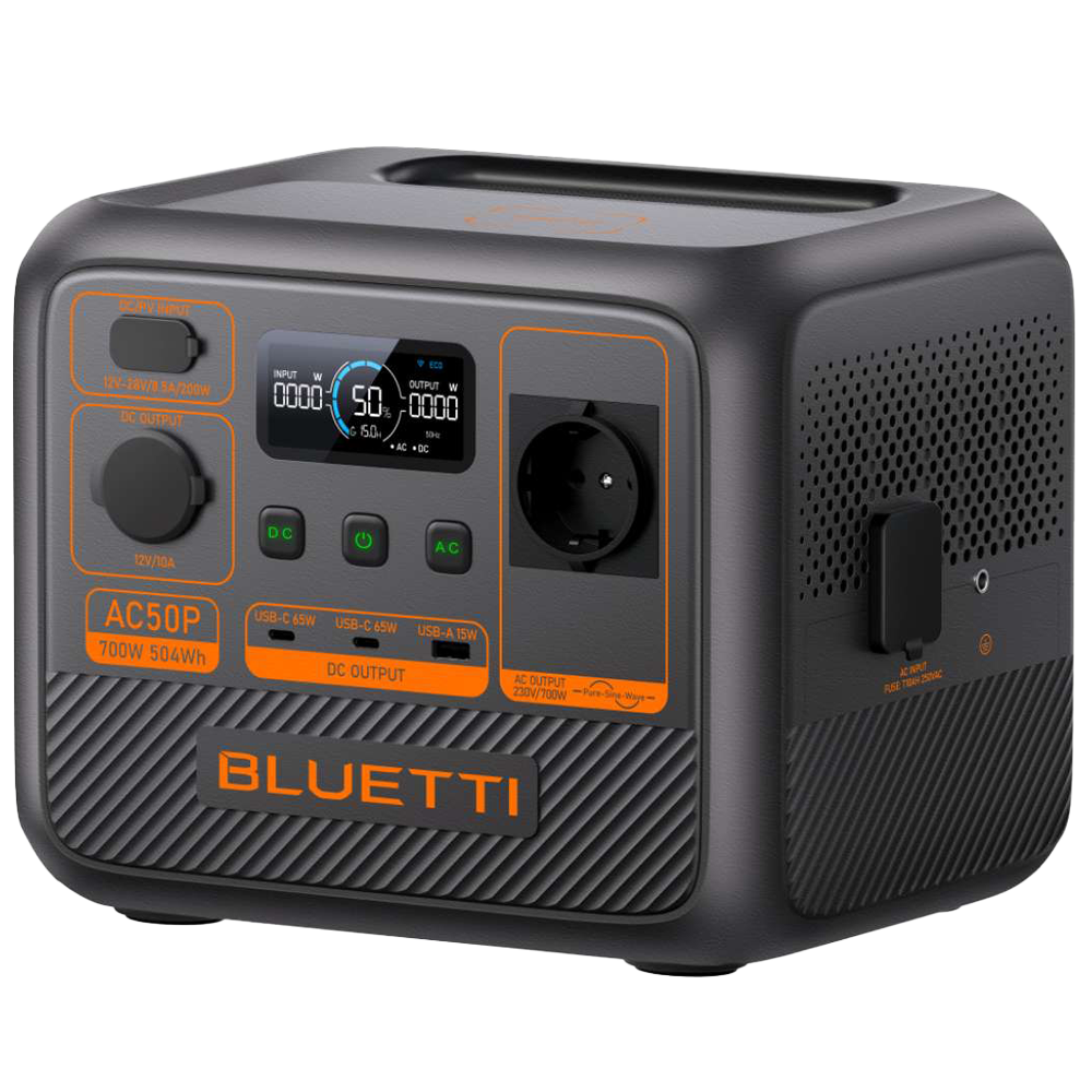 Bluetti Batería portátil Bluetti Gran capacidad 504Wh (18Ah) BL-AC50P