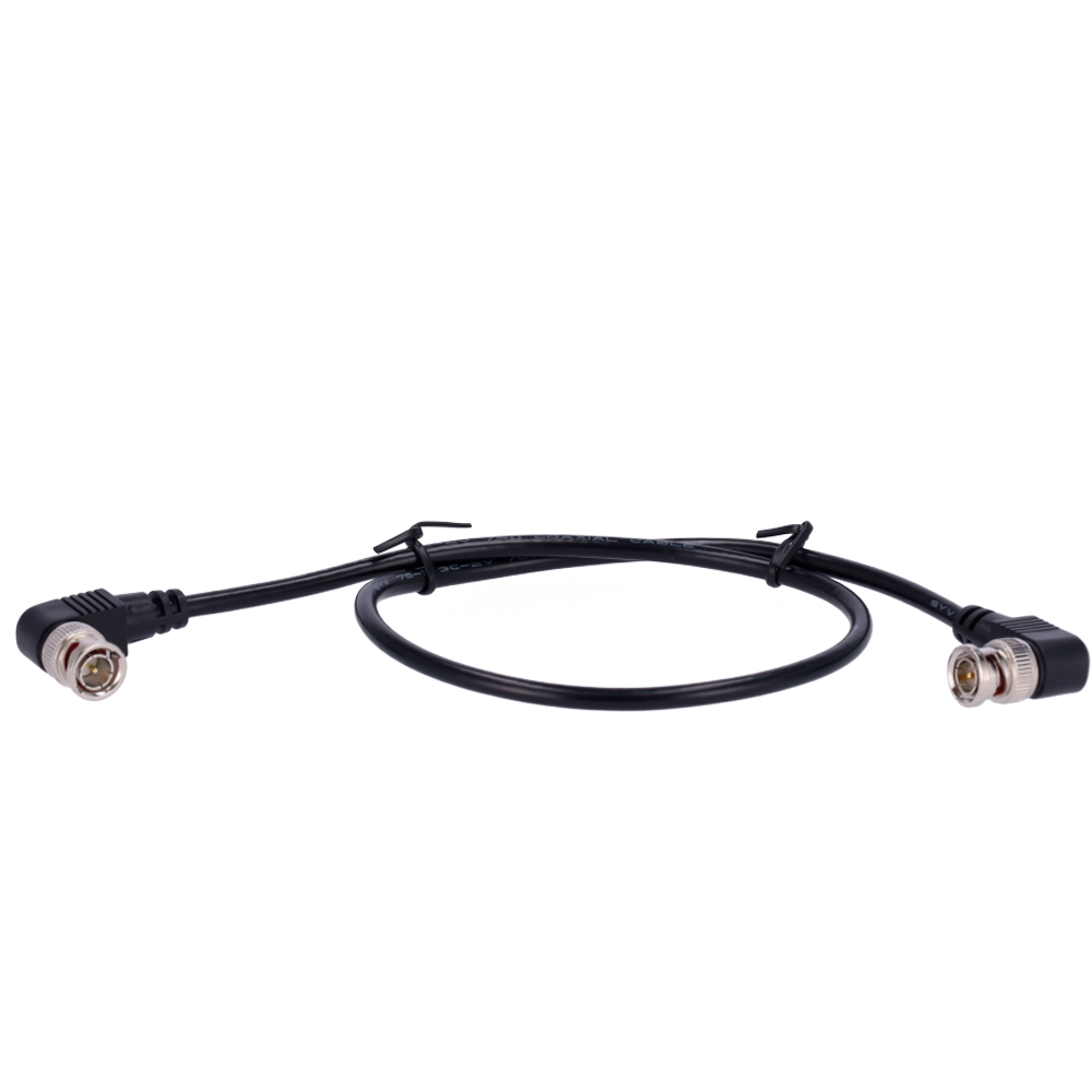 CCTV & Alarmas Cable coaxial RG59 Doble Conector macho BNC en codo BNC1-60-DL