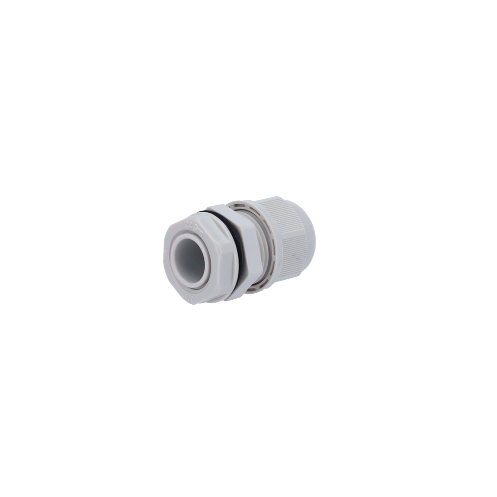 CCTV & Alarmas Racor impermeable Diámetro entre 5 color gris CABLE-GLAND-NPT3/8-10