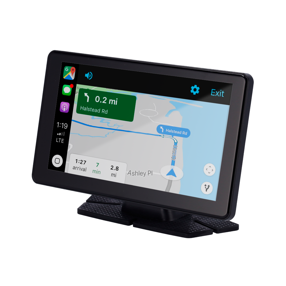 CCTV & Alarmas Carplay 7" táctil Cámara 4K y cámara adicional 1080P CAR-MONITOR-7