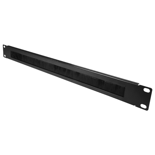 CCTV & Alarmas Panel de cepillo Medida máxima 1U color negro CBBP-1U