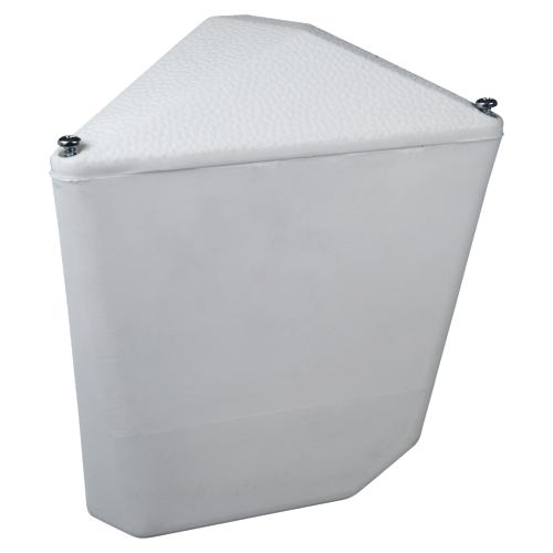 CCTV & Alarmas Soporte de pared o poste triangular color blanco CBOX-3F180