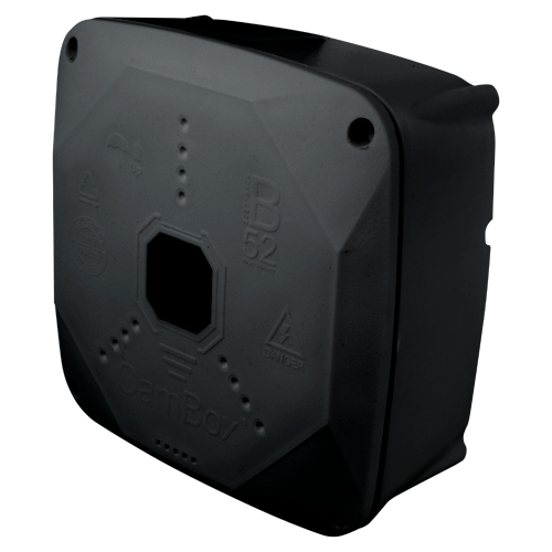 CCTV & Alarmas Caja de conexiones para cámaras domo color negro CBOX-B52PRO-B