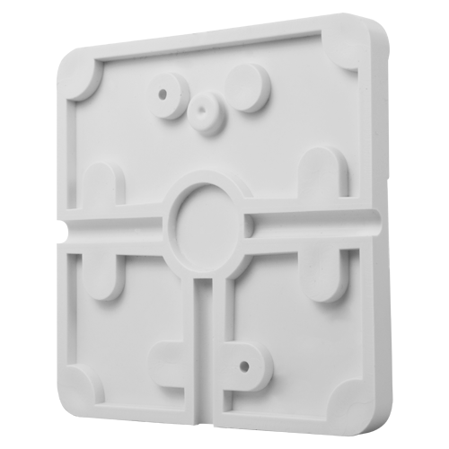 CCTV & Alarmas Tapa de conexiones rígida para caja de soporte color blanco CBOX-BC02-BASE