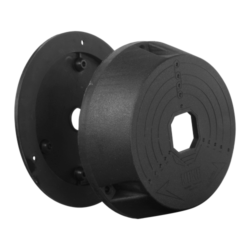 CCTV & Alarmas Caja de conexiones Para cámaras domo color negro CBOX-JB311-B
