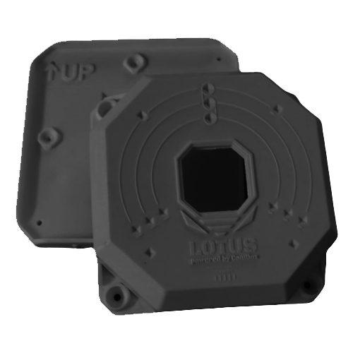 CCTV & Alarmas Caja de conexiones Para Cámaras domo y bullet color negro CBOX-LOTUS-B