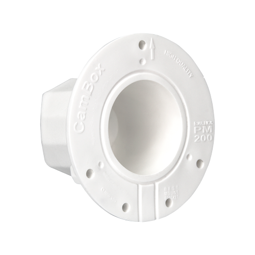 CCTV & Alarmas Soporte con doble anclaje para techo color blanco CBOX-PM200
