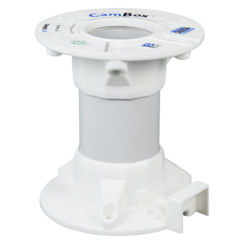 CCTV & Alarmas Soporte techo Altura 10 cm x 10 (Ø) cm color blanco CBOX-ST10