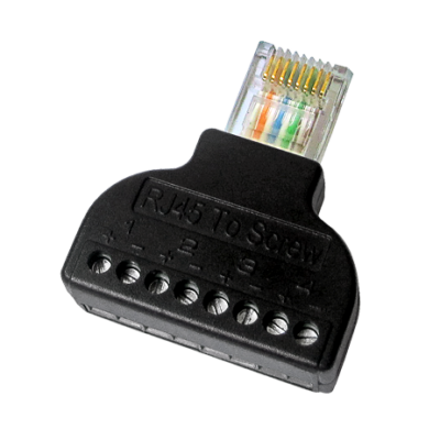 CCTV & Alarmas Adaptador de RJ45 a terminal CON300-BLOCK