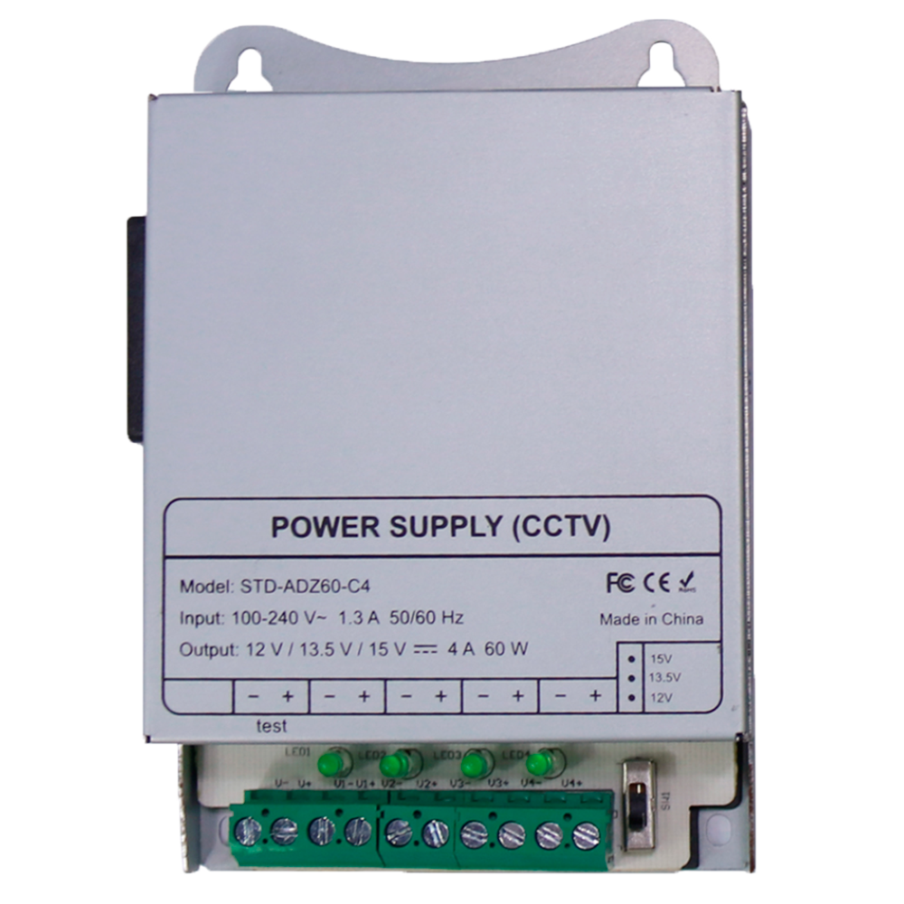 CCTV & Alarmas Fuente de alimentación conmutada DC12V5A-4-DIN