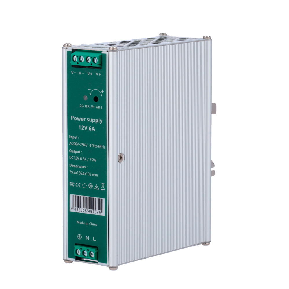 CCTV & Alarmas Fuente de alimentación conmutada DC12V6A-DIN