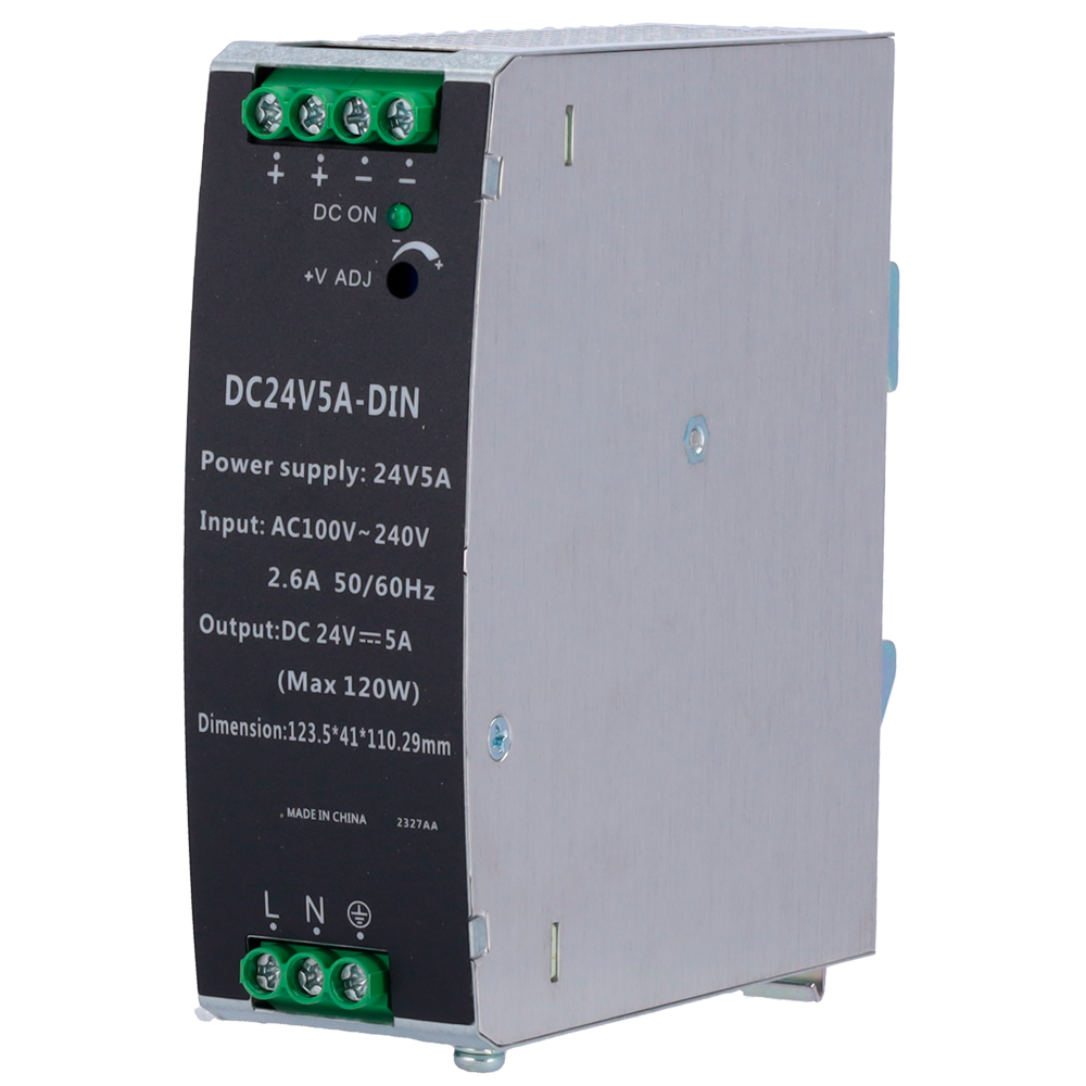 CCTV & Alarmas Fuente de alimentación conmutada DC24V5A-DIN