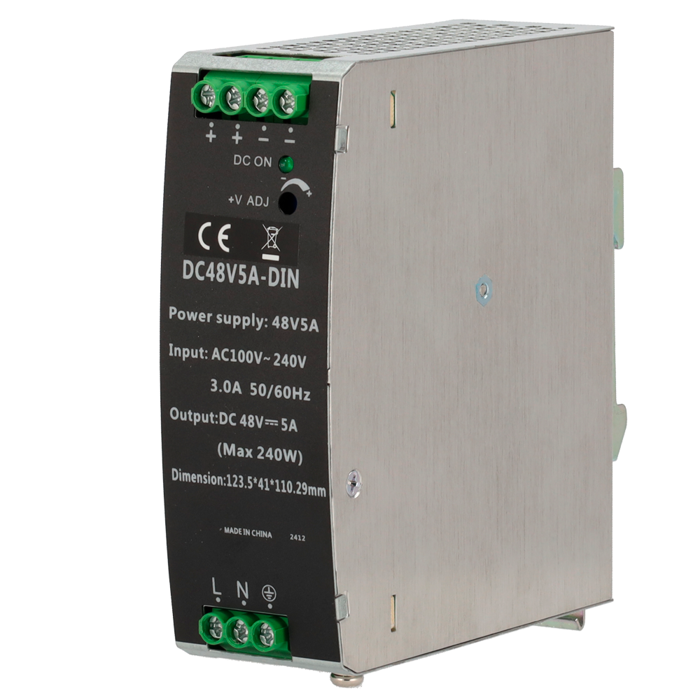 CCTV & Alarmas Fuente de alimentación conmutada DC48V5A-DIN
