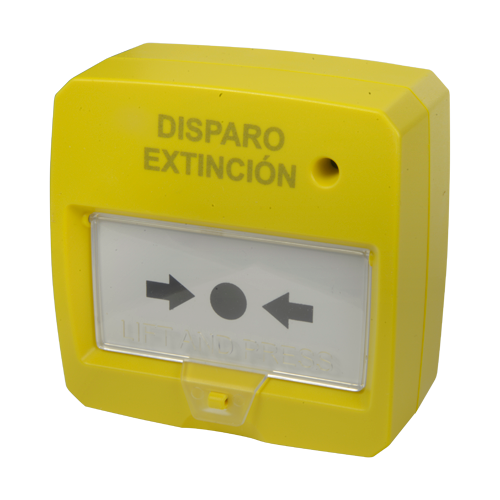 Dmtech Pulsador rearmable Especial para panel de extinción DMT-D9000-MCP-Y