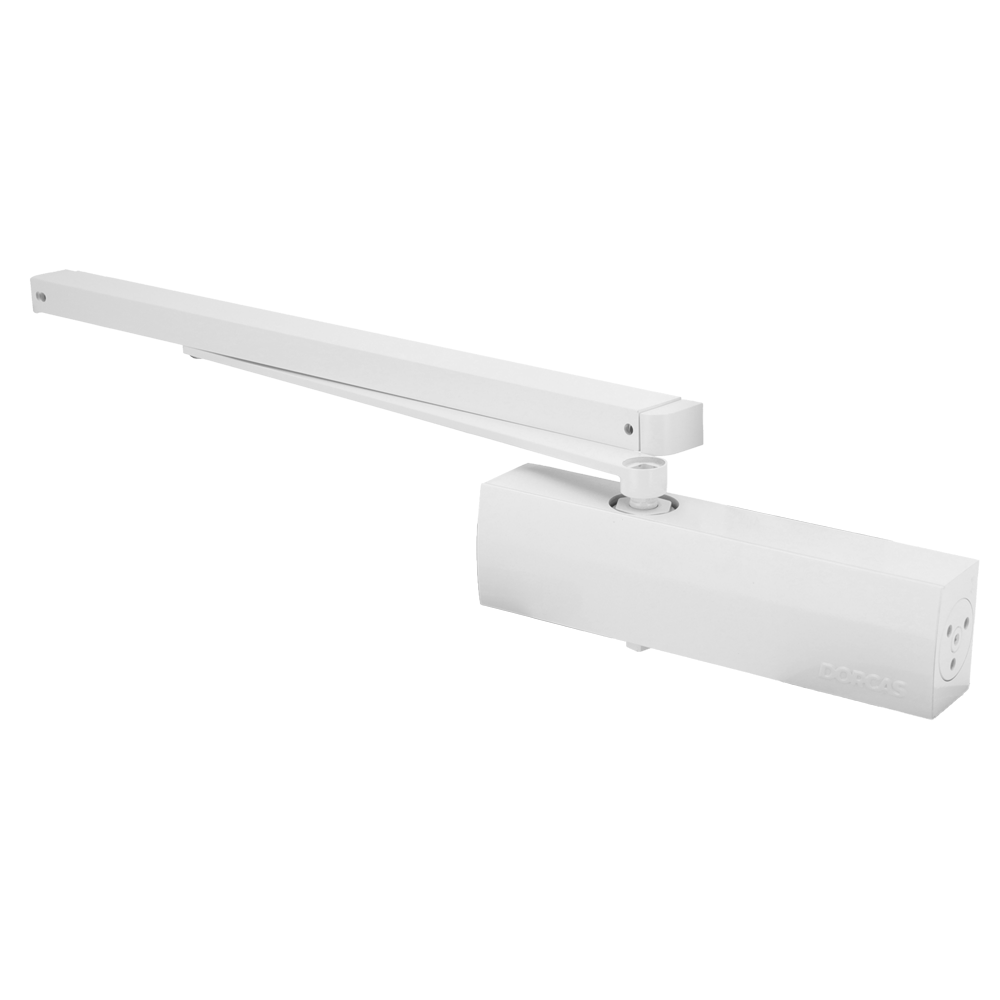 Dorcas Cierrapuertas de brazo deslizante DR-D-22233/W