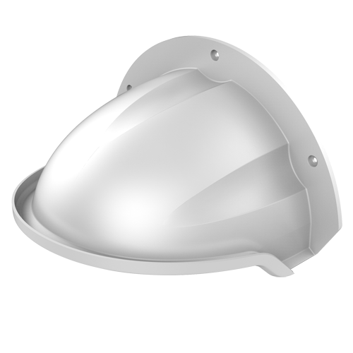 Hikvision Carcasa protectora Composición de fibra color blanco DS-1250ZJ