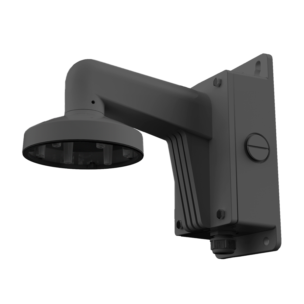 Hikvision Soporte de pared con caja de conexión color negro DS-1273ZJ-140B-BLACK