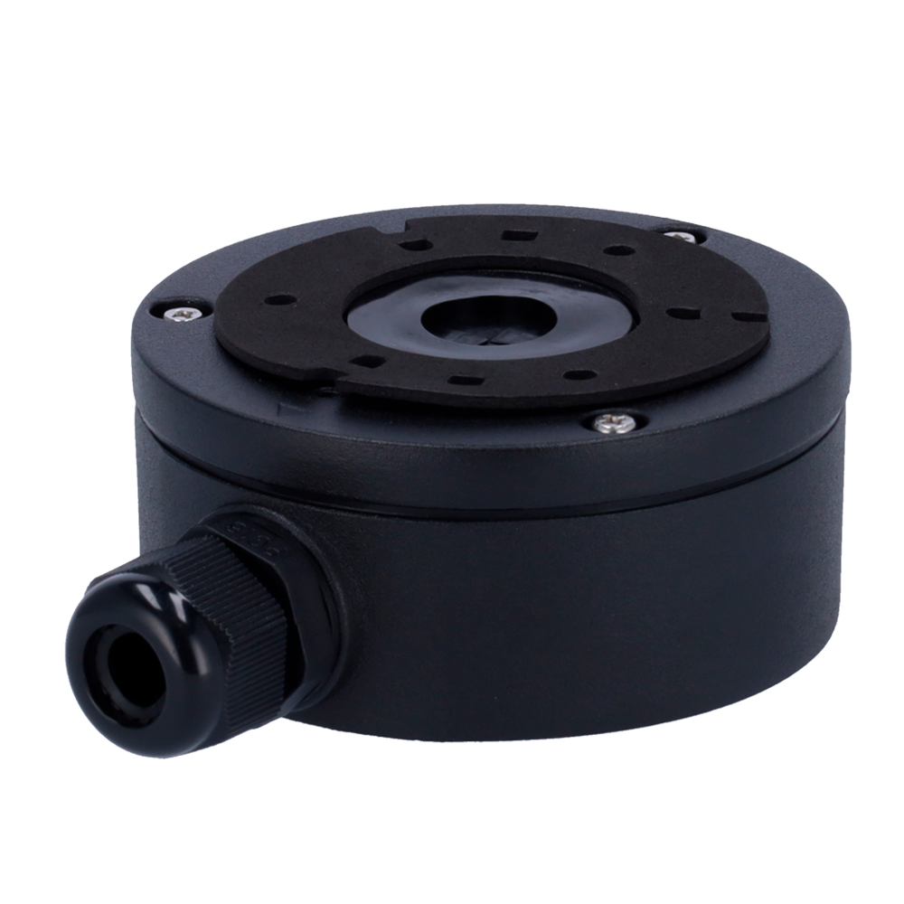 Hikvision Caja de conexiones Para cámaras domo o bullet color negro DS-1280ZJ-XS-B