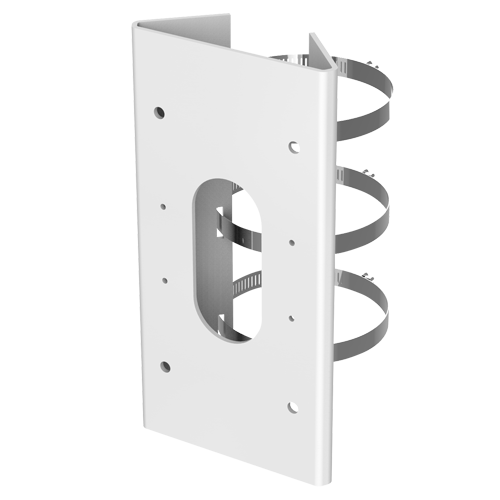 Hikvision Soporte de poste 250(Al) x 127(An) x 46(Fo) mm color blanco DS-1475ZJ-SUS