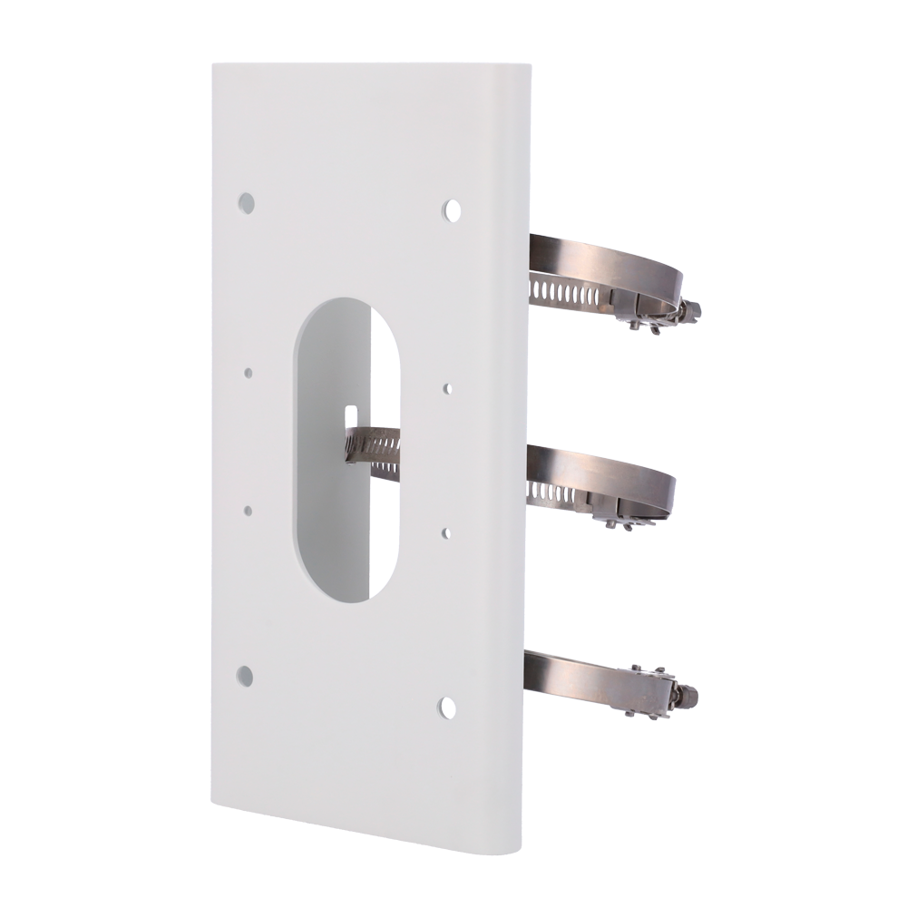 Hikvision Soporte de poste Hikvision Para cámaras Domo Motorizadas color blanco DS-1475ZJ-Y