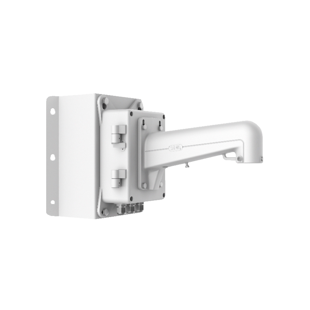 Hikvision Soporte de esquina con caja de conexiones color blanco DS-1602ZJ-BOX-CORNER