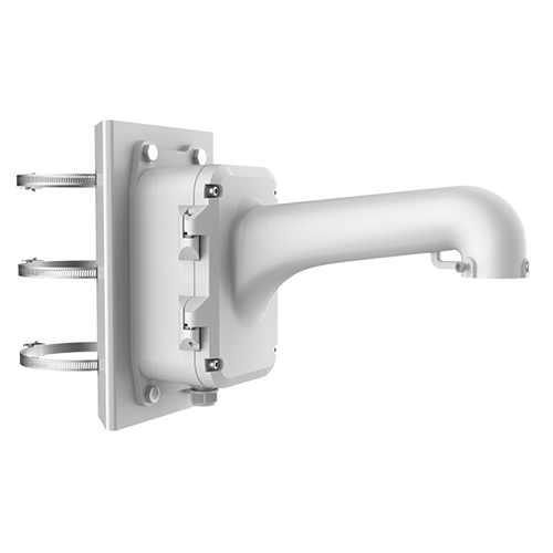 Hikvision Soporte de poste Caja de conexiones color blanco DS-1604ZJ-BOX-POLE