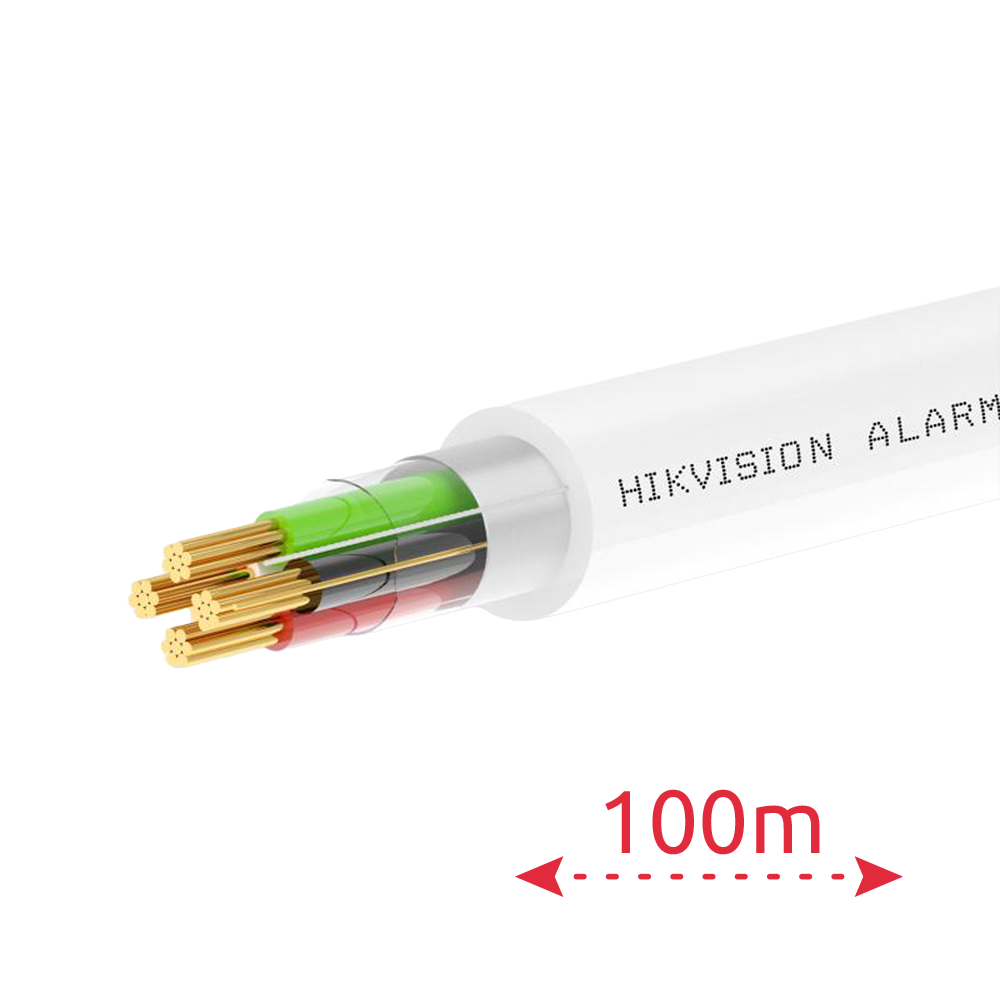 Hikvision 2 conductores de señal + 2 de alimentación DS-1AC2A2BPL1 White 100m