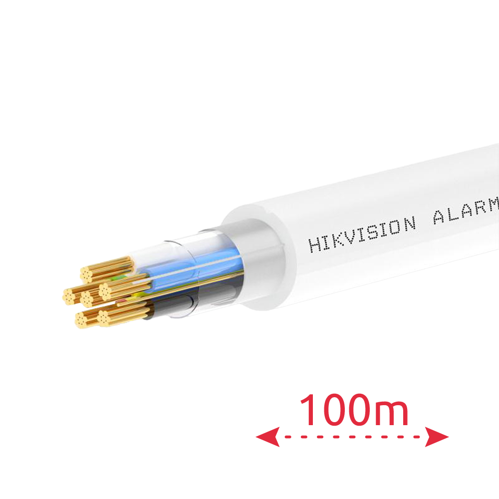 Hikvision 4 conductores de señal + 2 de alimentación DS-1AC2B4APL1 White 100m