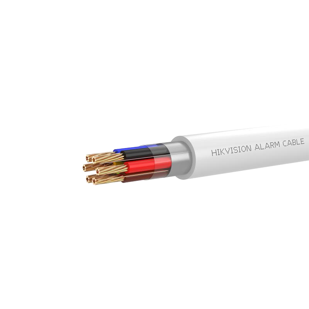 Hikvision 6 conductores de señal para sistemas complejos DS-1AC6APL1 White 100m