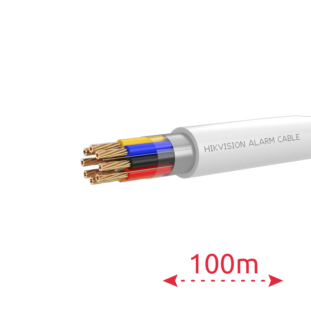 Hikvision 8 conductores de señal para sistemas complejos DS-1AC8APL1 White 100m