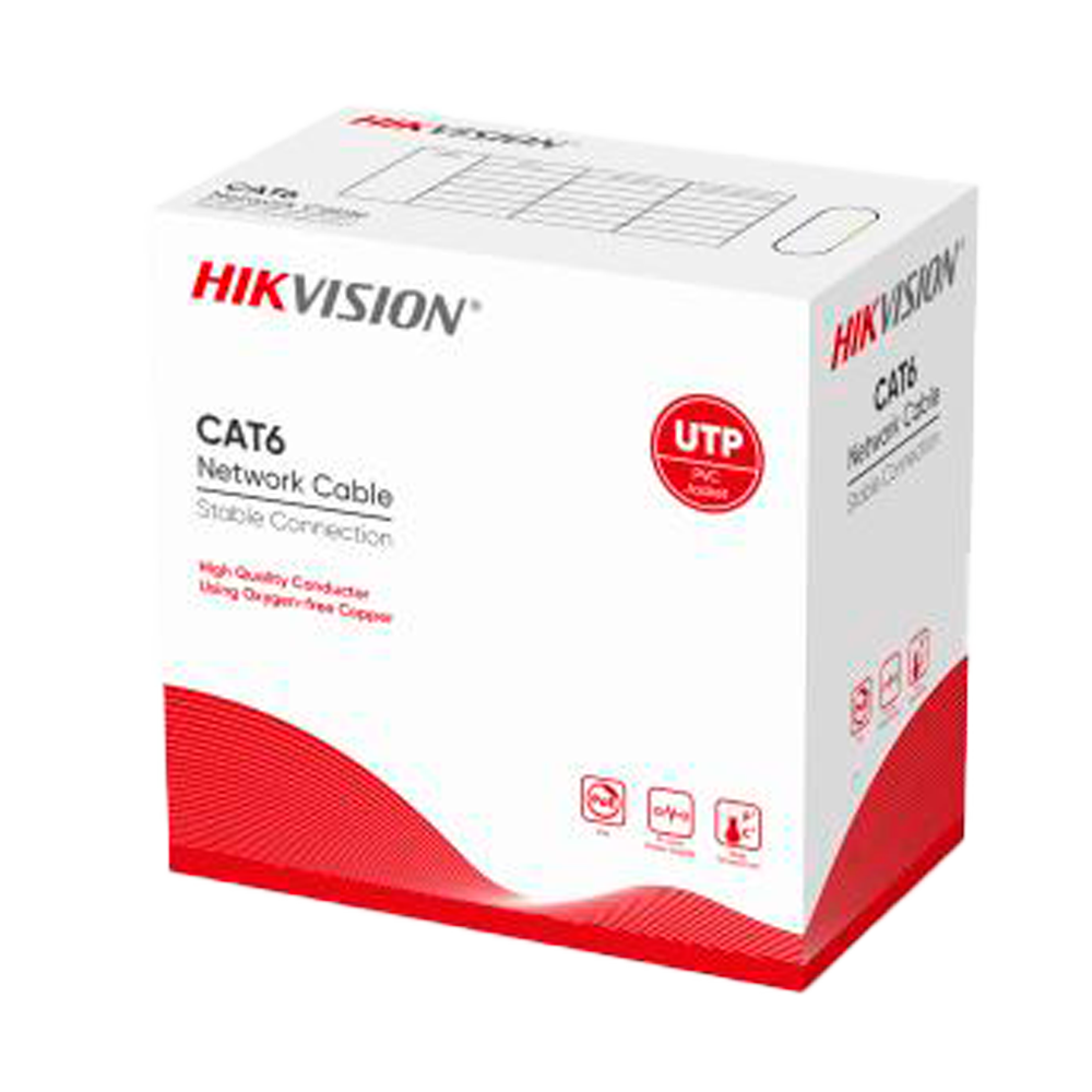 Hikvision cable UTP categoría 6 DS-1LN6-UU