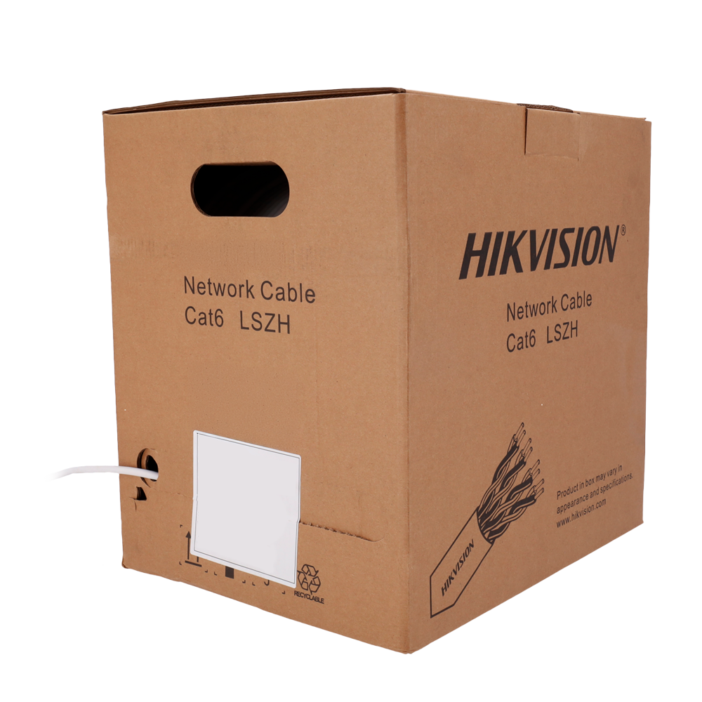 Hikvision cable UTP categoría 6 DS-1LN6UEL5/White 305m