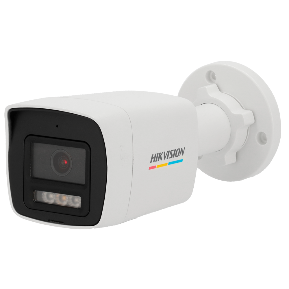 Hikvision Cámara Bullet IP Hikvision Gama Value color blanco 2 MP, 2.8 mm, PoE DS-2CD1027G2H-LIU(2.8mm)