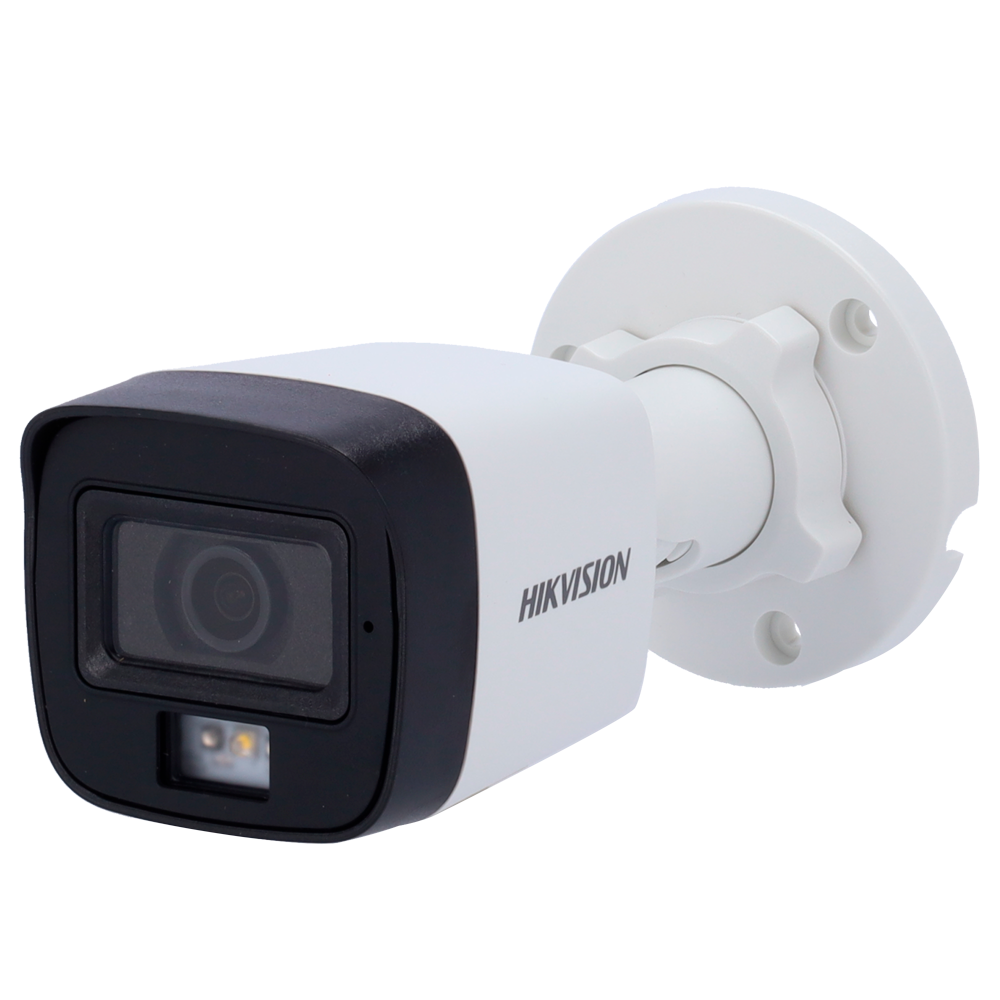 Hikvision Cámara Bullet IP Hikvision gama Value color blanco 4 MP, 4 mm, PoE DS-2CD1041G2-LIU(4mm)