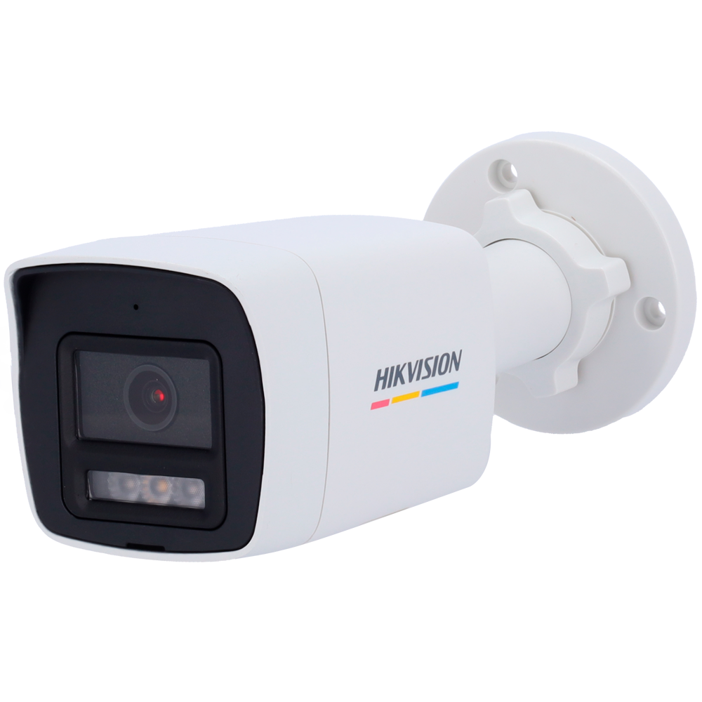 Hikvision Cámara Bullet IP Hikvision Gama Value color blanco 4 MP, 4 mm, PoE DS-2CD1047G2H-LIU(4mm)
