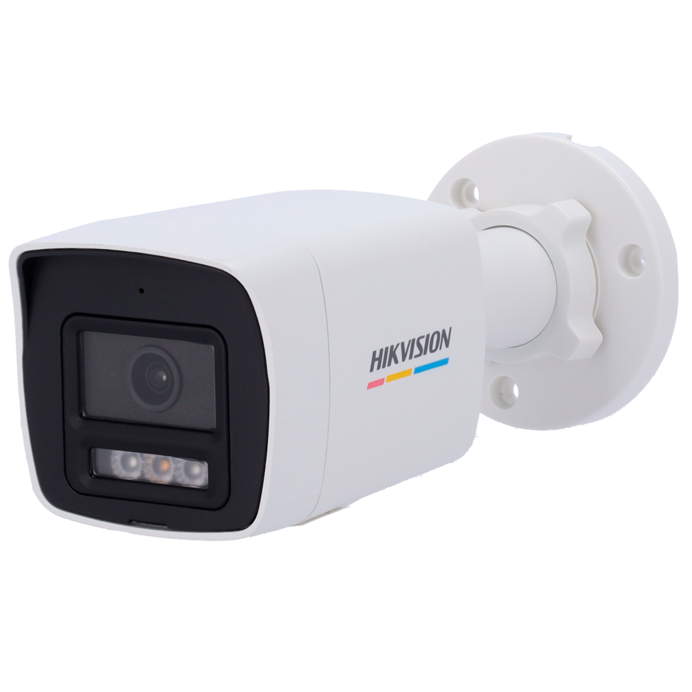 Hikvision Cámara Bullet IP Hikvision gama Value color blanco 6 MP, 2.8 mm, PoE DS-2CD1067G2H-LIU(2.8mm)