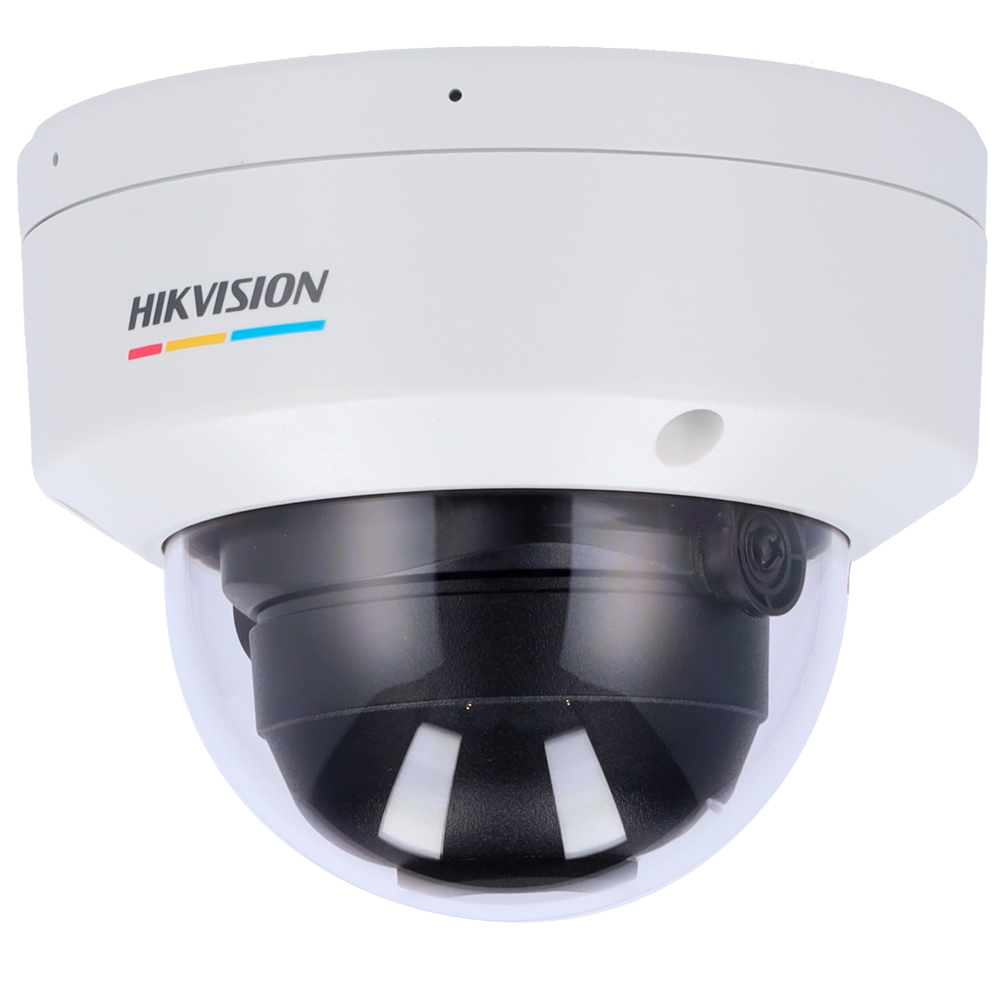 Hikvision Cámara Domo IP Hikvision Gama Value color blanco 2 MP, 2.8 mm, PoE DS-2CD1127G2H-LIU(2.8mm)
