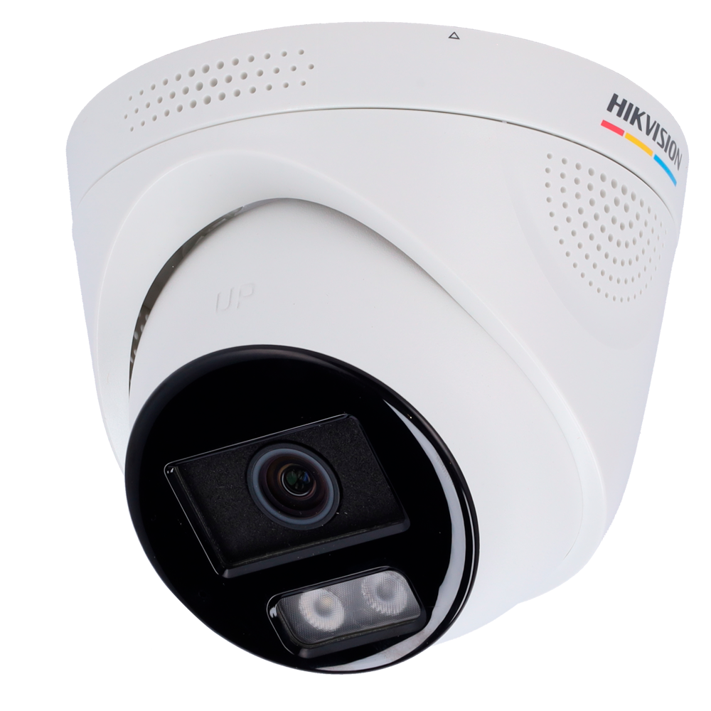Hikvision cámara IP Turret gama VALUE ColorVu3.0 4 MP, 2.8 mm, PoE DS-2CD1347G3H-LIUF/SRB(2.8mm)