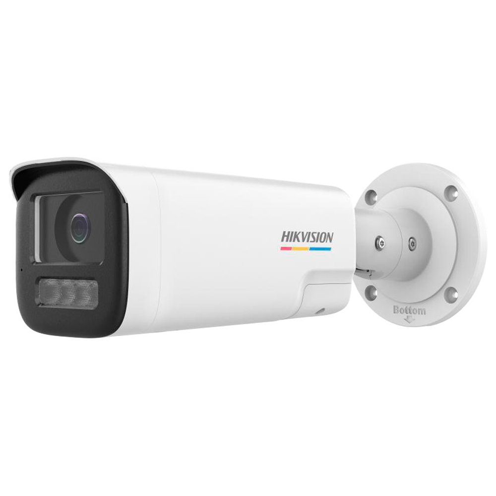 Hikvision cámara IP Bullet gama VALUE ColorVu3.0 color blanco 4 MP, 2.8 mm, PoE DS-2CD1B47G3H-LIUF/SL(2.8mm)